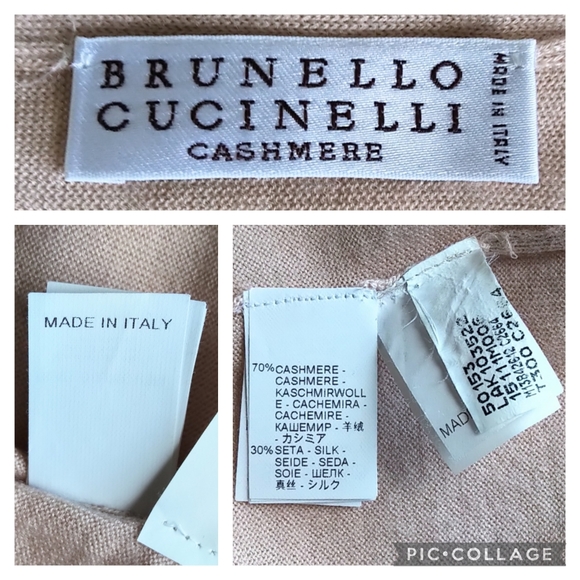 Brunello Cucinelli Cashmere V-Neck Top and Strapless Stretch Cotton-Jersey Top - Picture 5 of 10
